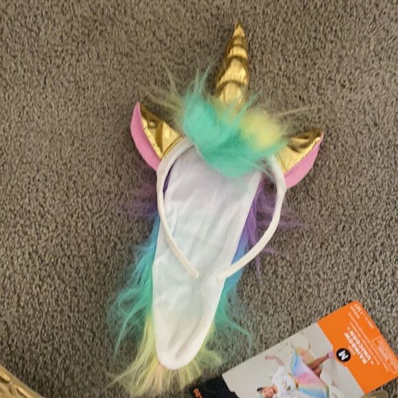 Kids Rainbow Unicorn or Angel Costume Halloween Size M NWT *Read Descrip… - Picture 8 of 9
